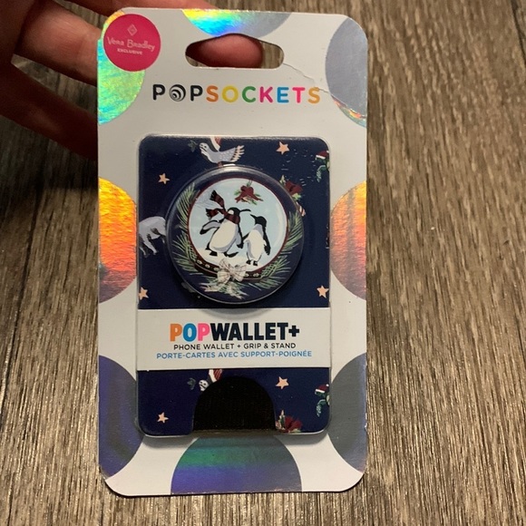 NWT Vera Bradley PopWallet+ by Popsocket in Snow Globe Motif - Picture 1 of 3